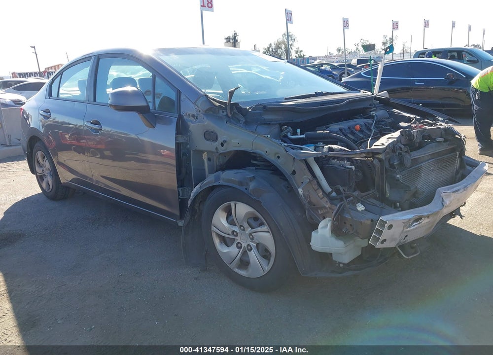2013 HONDA CIVIC LX VIN: 19XFB2F54DE291084