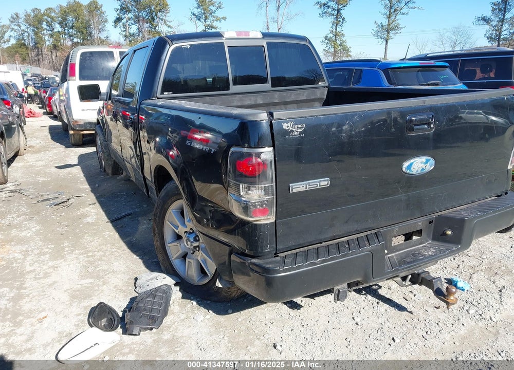 2008 FORD F-150 60TH ANNIVERSARY/FX2/KING RANCH/LARIAT/XLT VIN: 1FTPW12V68KB38024