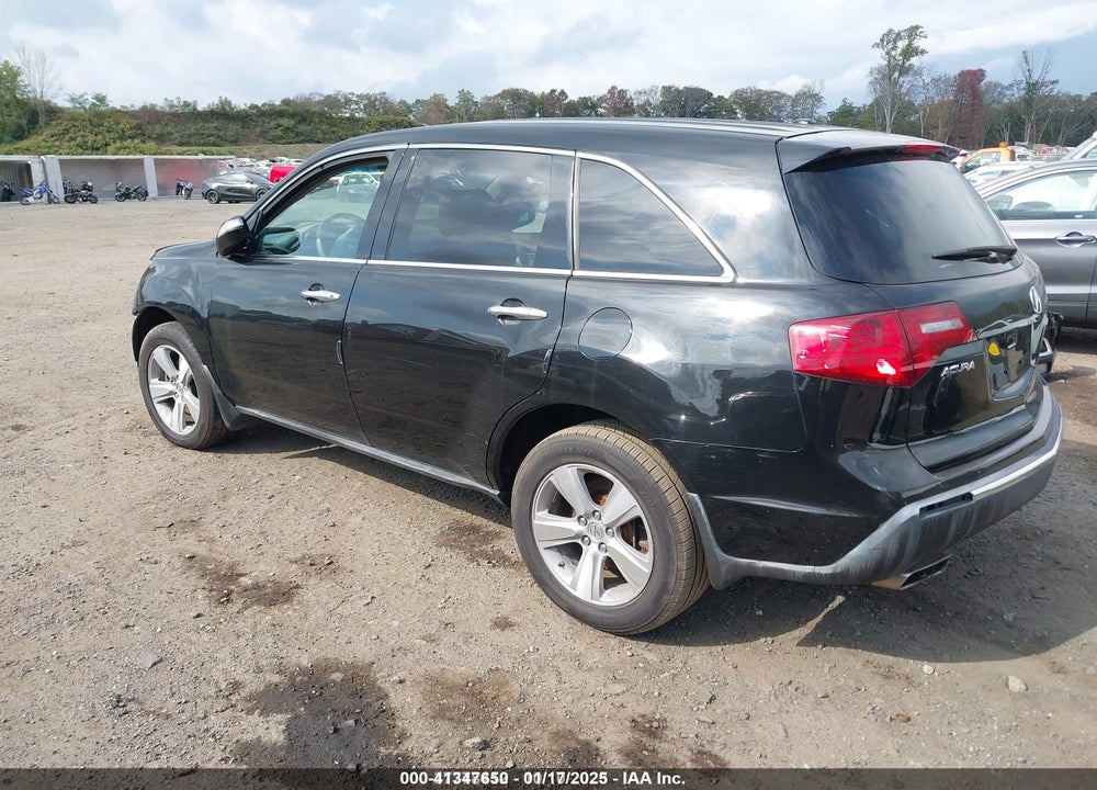 2011 ACURA MDX VIN: 2HNYD2H29BH514737
