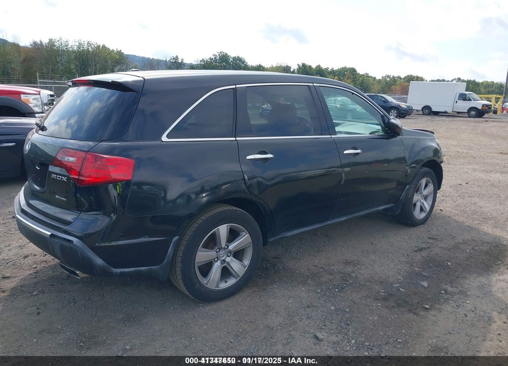2011 ACURA MDX VIN: 2HNYD2H29BH514737