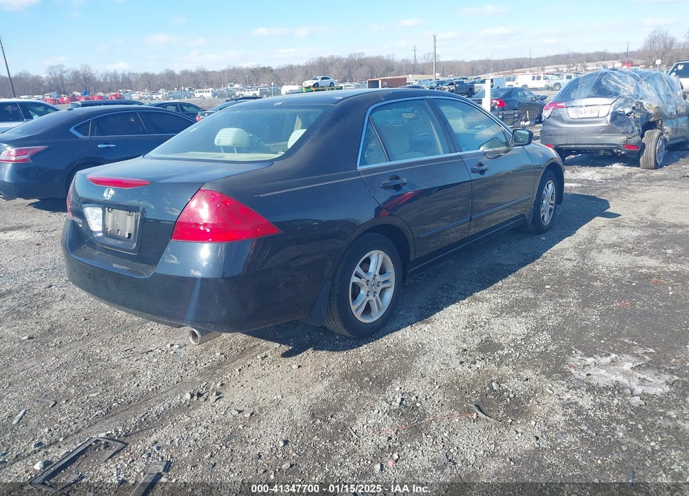 2006 HONDA ACCORD 2.4 SE VIN: 1HGCM56316A153507