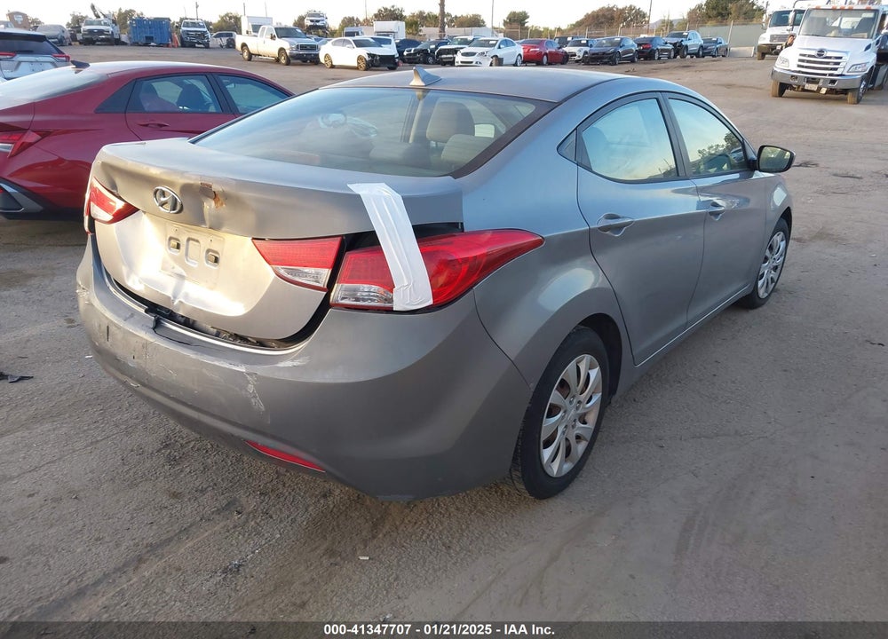 2012 HYUNDAI ELANTRA VIN: KMHDH4AEXCU301637