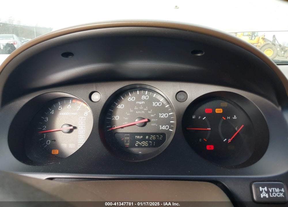 2001 ACURA MDX VIN: 2HNYD18651H503486