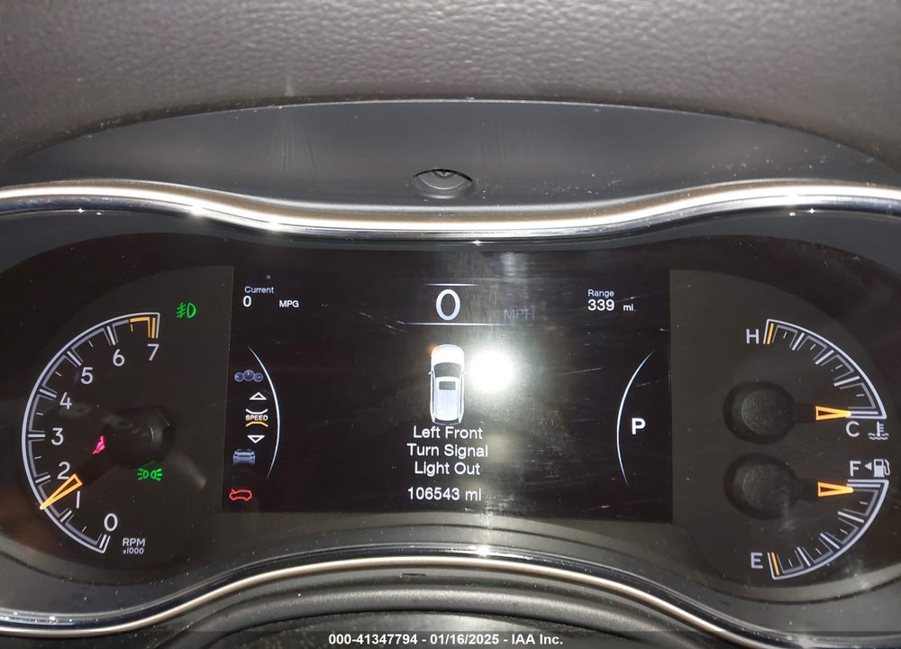 2016 JEEP GRAND CHEROKEE LAREDO VIN: 1C4RJFAG0GC462019