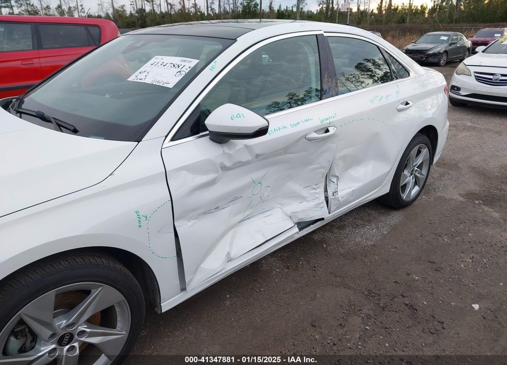 2022 AUDI A3 VIN: WAUAUDGY2NA033799