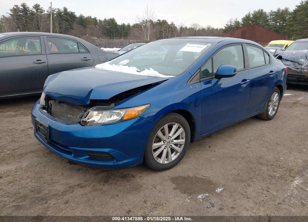 2012 HONDA CIVIC SDN VIN: 2HGFB2F83CH542918