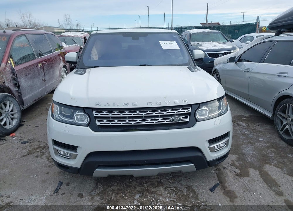 2016 LAND ROVER RANGE ROVER SPORT 3.0L V6 SUPERCHARGED HSE VIN: SALWR2VF6GA562720