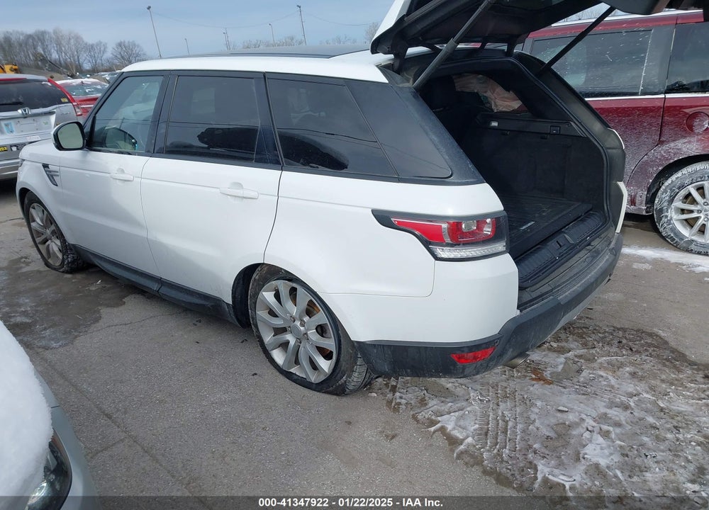 2016 LAND ROVER RANGE ROVER SPORT 3.0L V6 SUPERCHARGED HSE VIN: SALWR2VF6GA562720