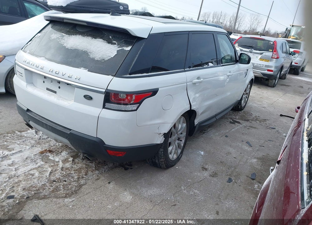 2016 LAND ROVER RANGE ROVER SPORT 3.0L V6 SUPERCHARGED HSE VIN: SALWR2VF6GA562720
