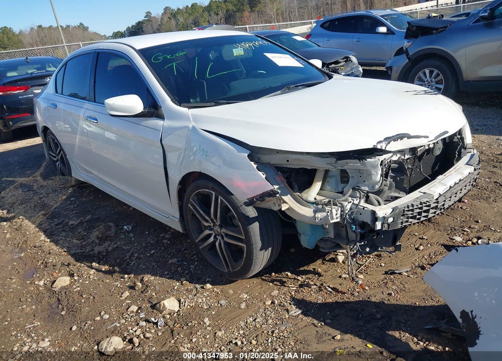 2016 HONDA ACCORD SPORT VIN: 1HGCR2F56GA113913