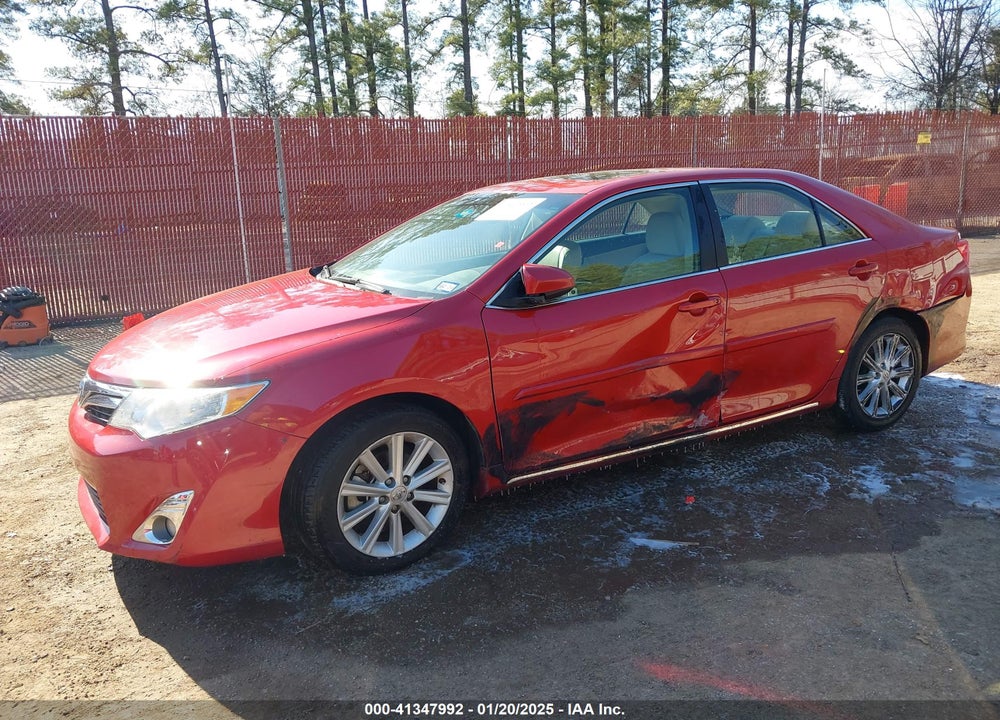 2012 TOYOTA CAMRY XLE V6 VIN: 4T1BK1FK2CU523742