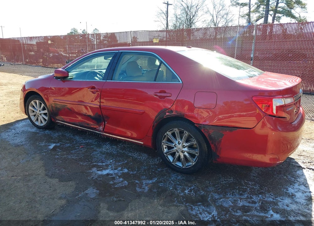 2012 TOYOTA CAMRY XLE V6 VIN: 4T1BK1FK2CU523742