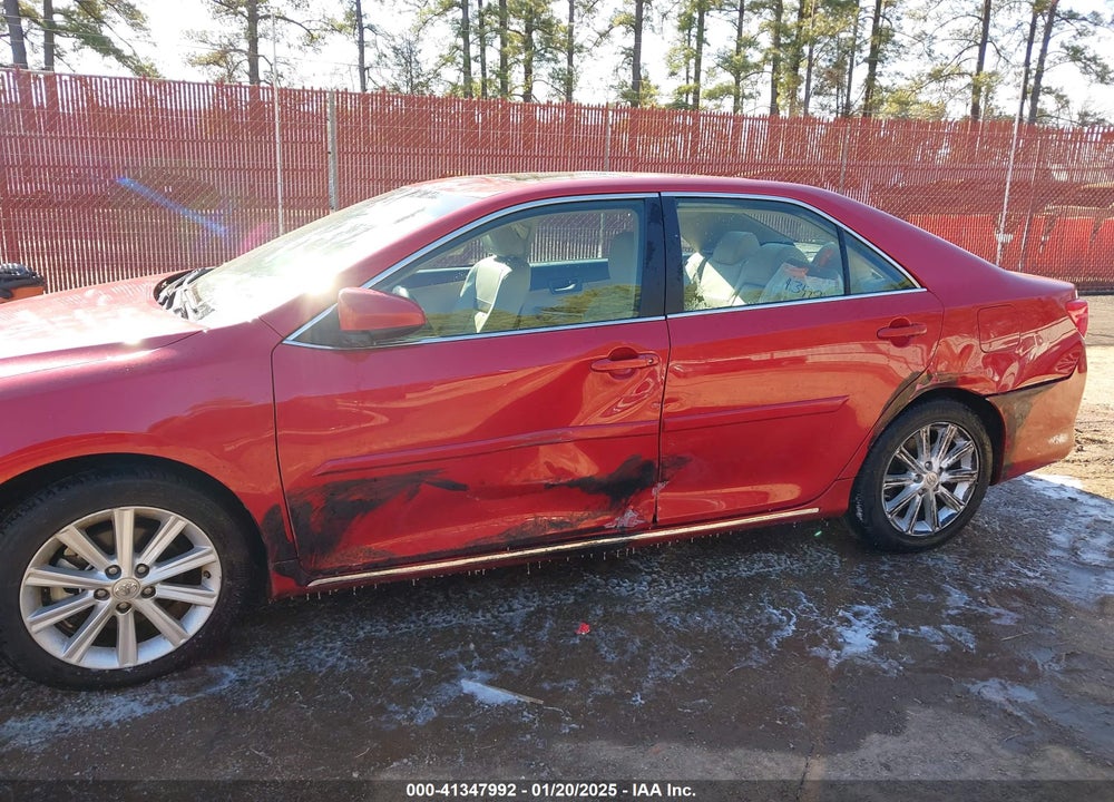 2012 TOYOTA CAMRY XLE V6 VIN: 4T1BK1FK2CU523742