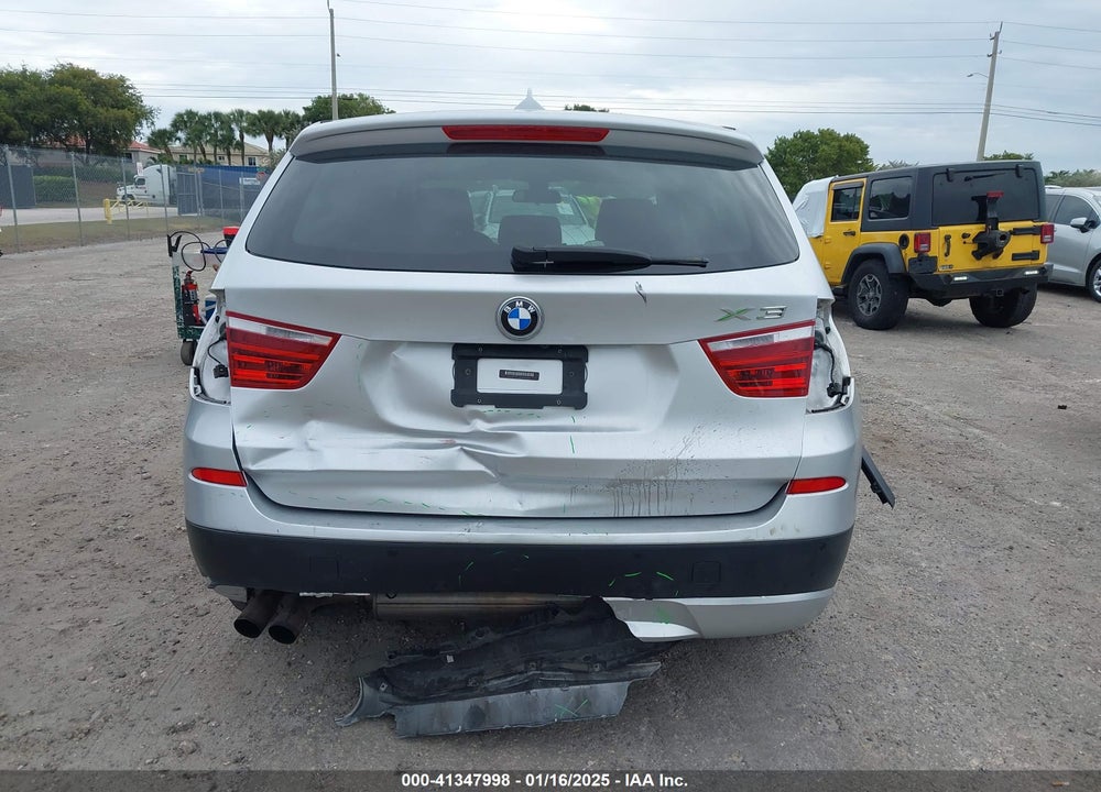 2013 BMW X3 XDRIVE28I VIN: 5UXWX9C58D0A22305