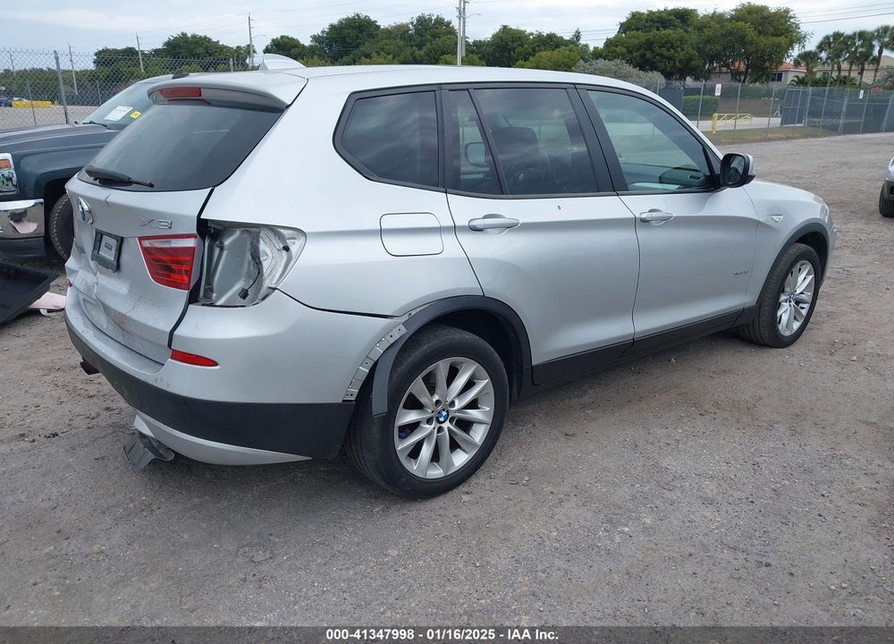 2013 BMW X3 XDRIVE28I VIN: 5UXWX9C58D0A22305