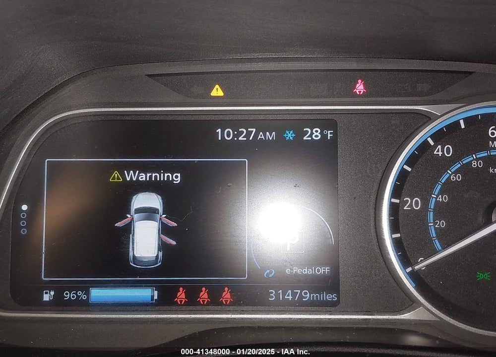 2022 NISSAN LEAF VIN: 1N4BZ1CV0NC554971