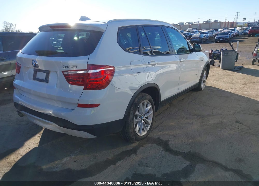 2016 BMW X3 SDRIVE28I VIN: 5UXWZ7C52G0R32872
