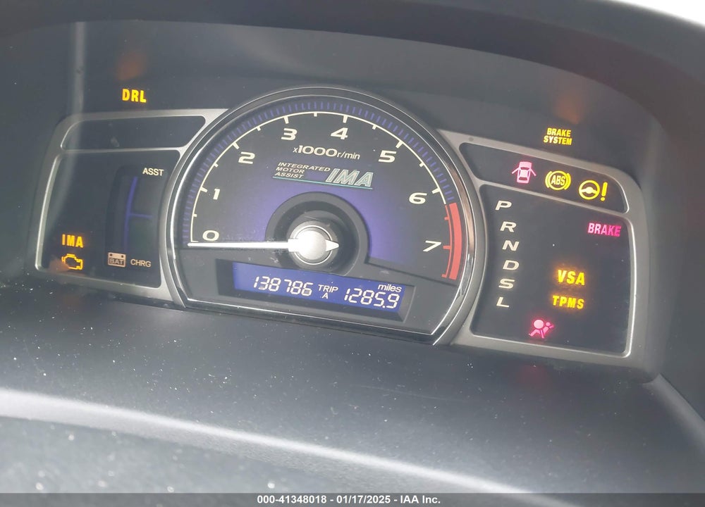 2009 HONDA CIVIC VIN: JHMFA36219S015155