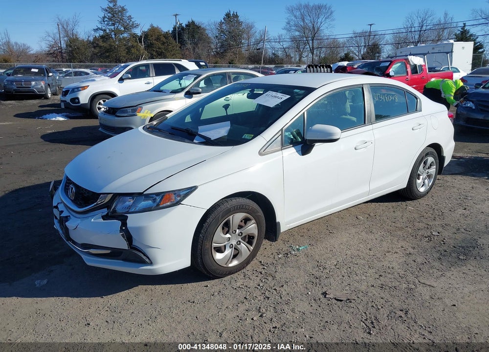 2014 HONDA CIVIC VIN: 2HGFB2F57EH504763