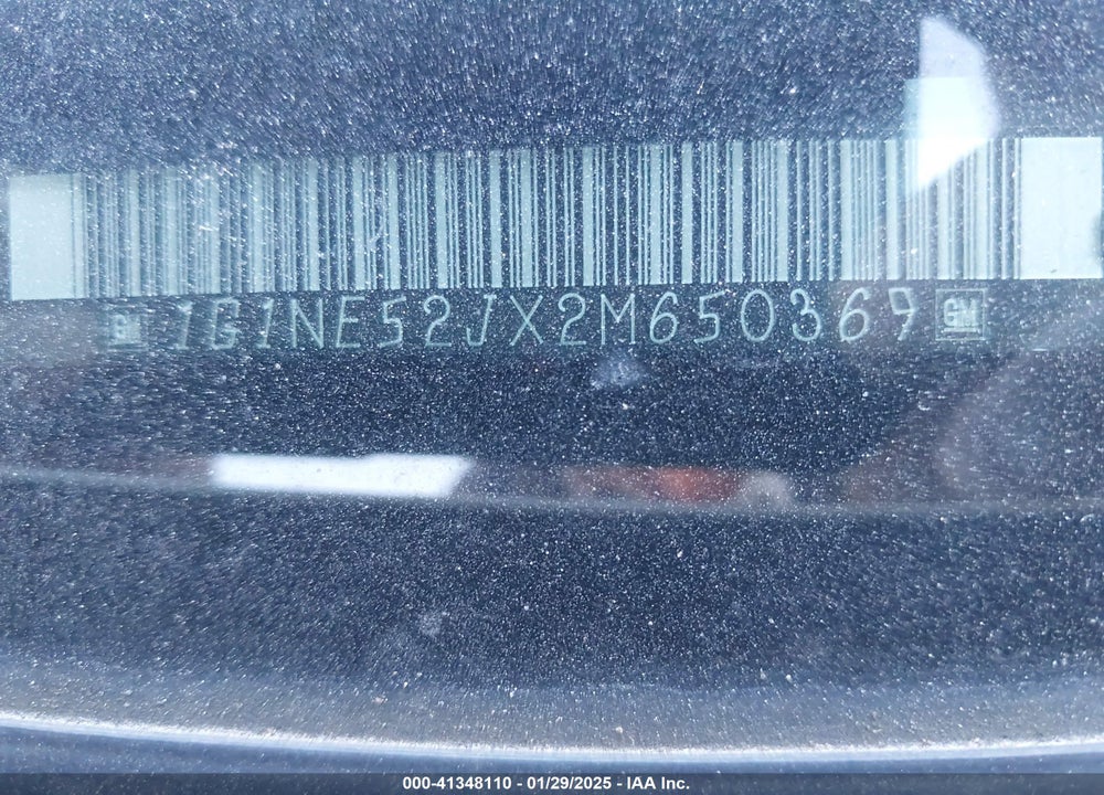 2002 CHEVROLET MALIBU LS VIN: 1G1NE52JX2M650369