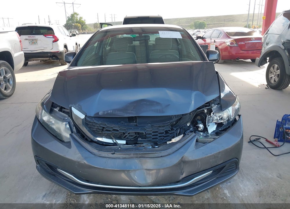 2013 HONDA CIVIC LX VIN: 19XFB2F51DE035467