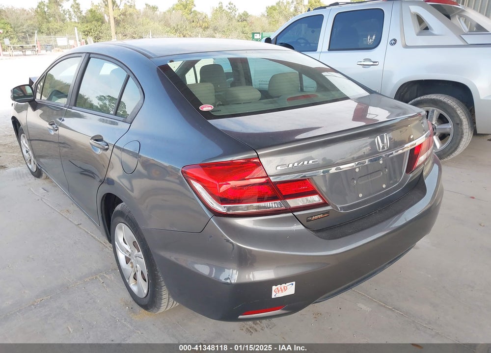2013 HONDA CIVIC LX VIN: 19XFB2F51DE035467