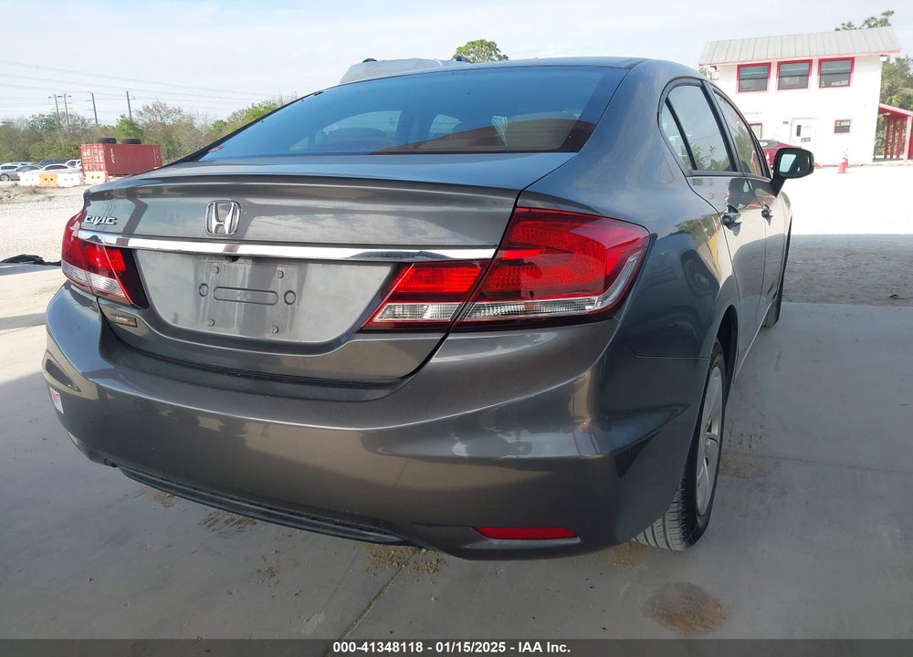 2013 HONDA CIVIC LX VIN: 19XFB2F51DE035467