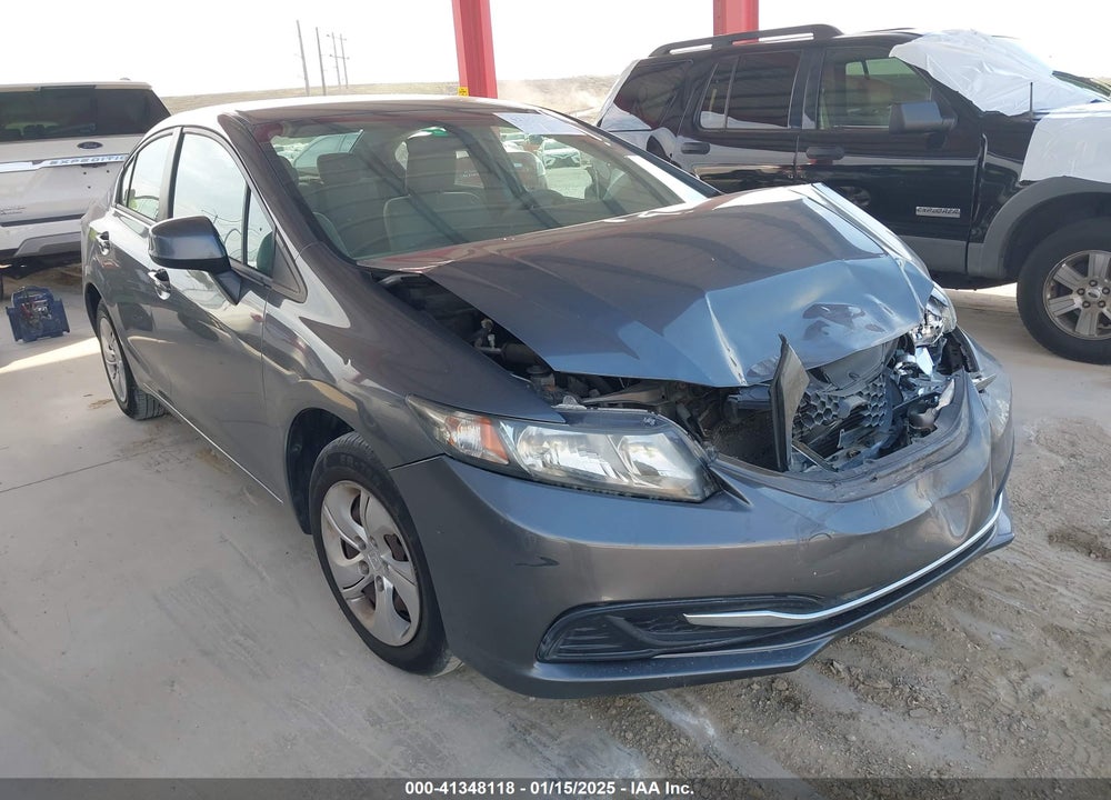 2013 HONDA CIVIC LX VIN: 19XFB2F51DE035467