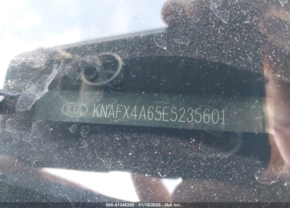 2014 KIA FORTE LX VIN: KNAFX4A65E5235601