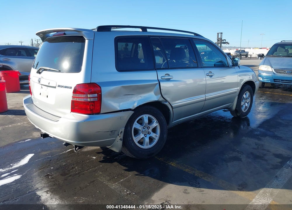 2003 TOYOTA HIGHLANDER V6 VIN: JTEGF21A630112284