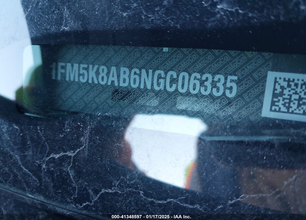 2022 FORD POLICE INTERCEPTOR VIN: 1FM5K8AB6NGC06335