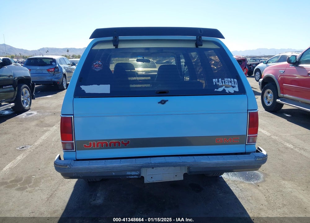 1992 GMC S15 JIMMY VIN: 1GKCS13Z1N2505441