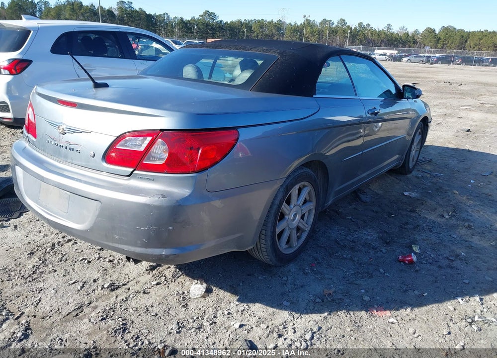 2008 CHRYSLER SEBRING VIN: 1C3LC55R68N147015