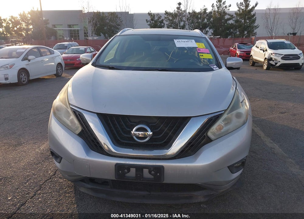 2015 NISSAN MURANO PLATINUM VIN: 5N1AZ2MG6FN245082