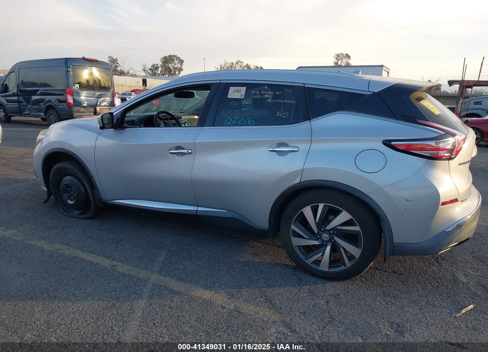 2015 NISSAN MURANO PLATINUM VIN: 5N1AZ2MG6FN245082