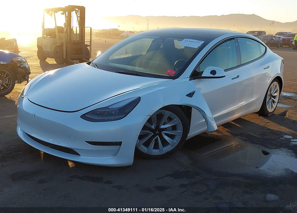 2022 TESLA MODEL 3 VIN: 5YJ3E1EB1NF129310