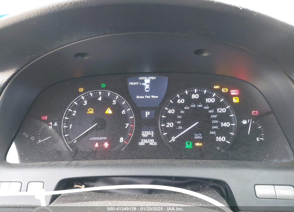 2010 LEXUS LS 460 VIN: JTHGL5EF2A5039224