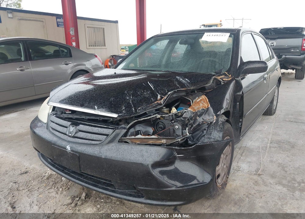 2002 HONDA CIVIC LX VIN: 2HGES16532H590946