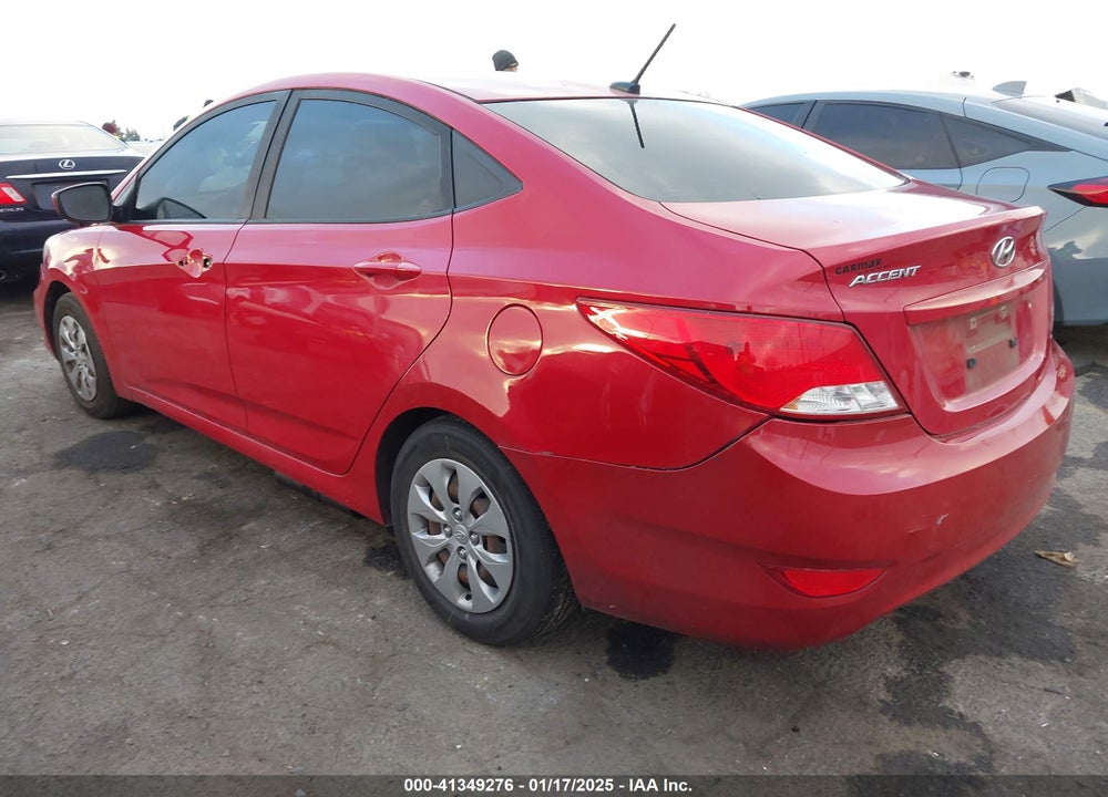 2017 HYUNDAI ACCENT SE VIN: KMHCT4AE6HU337309