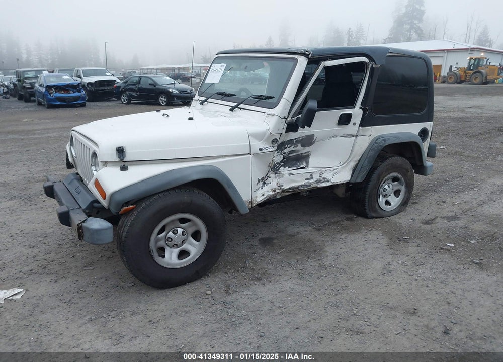 2006 JEEP WRANGLER SPORT RHD VIN: 1J4F449S16P709895