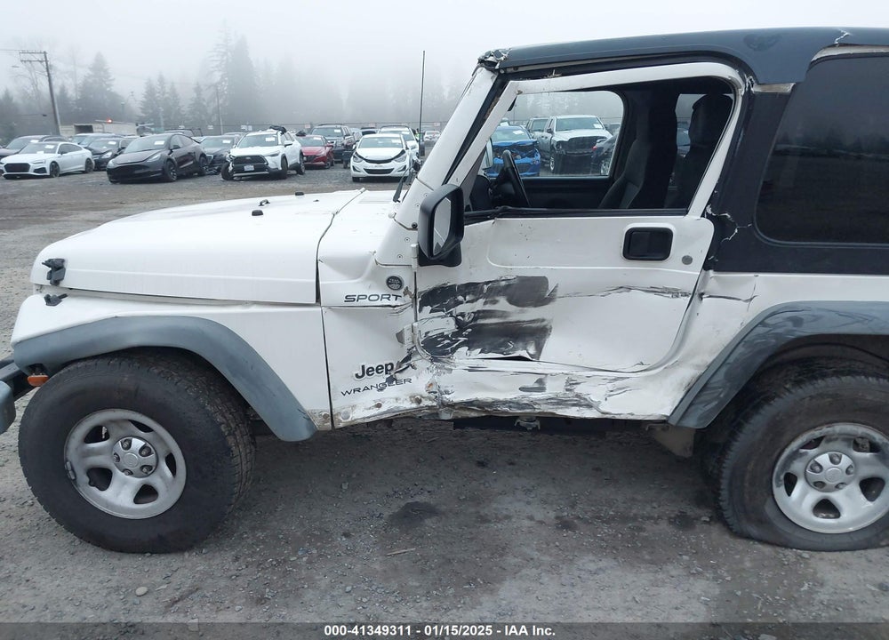 2006 JEEP WRANGLER SPORT RHD VIN: 1J4F449S16P709895