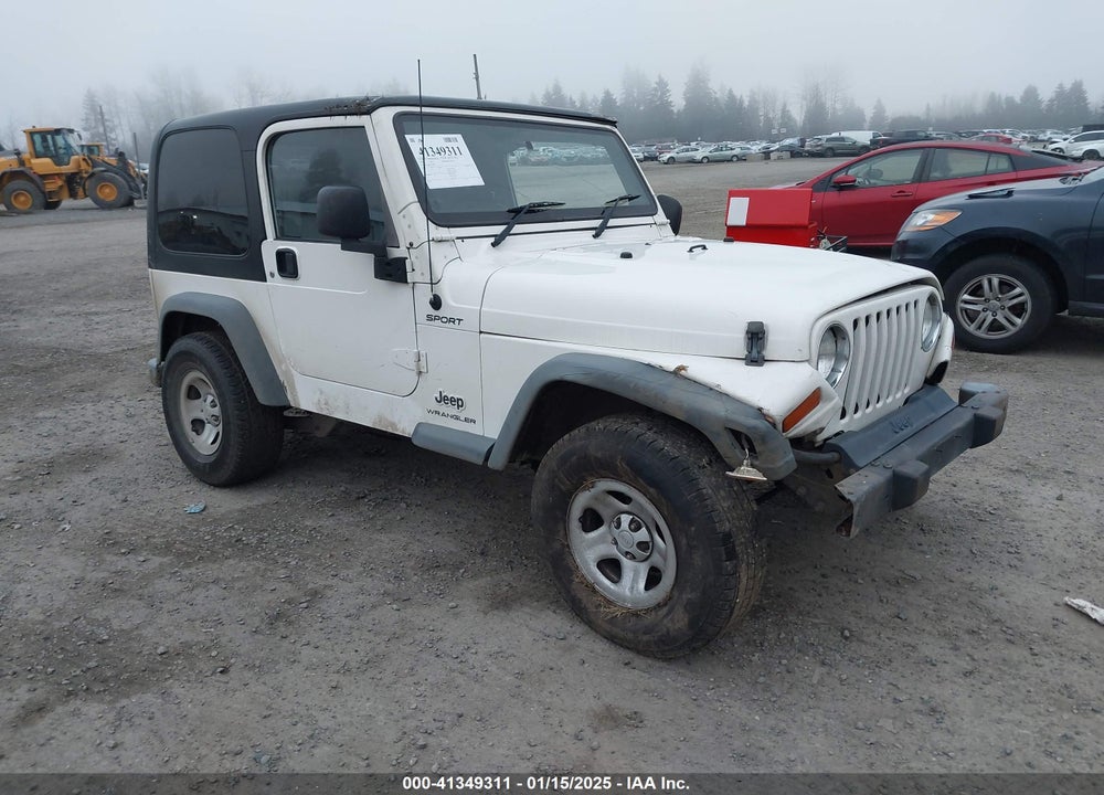 2006 JEEP WRANGLER SPORT RHD VIN: 1J4F449S16P709895