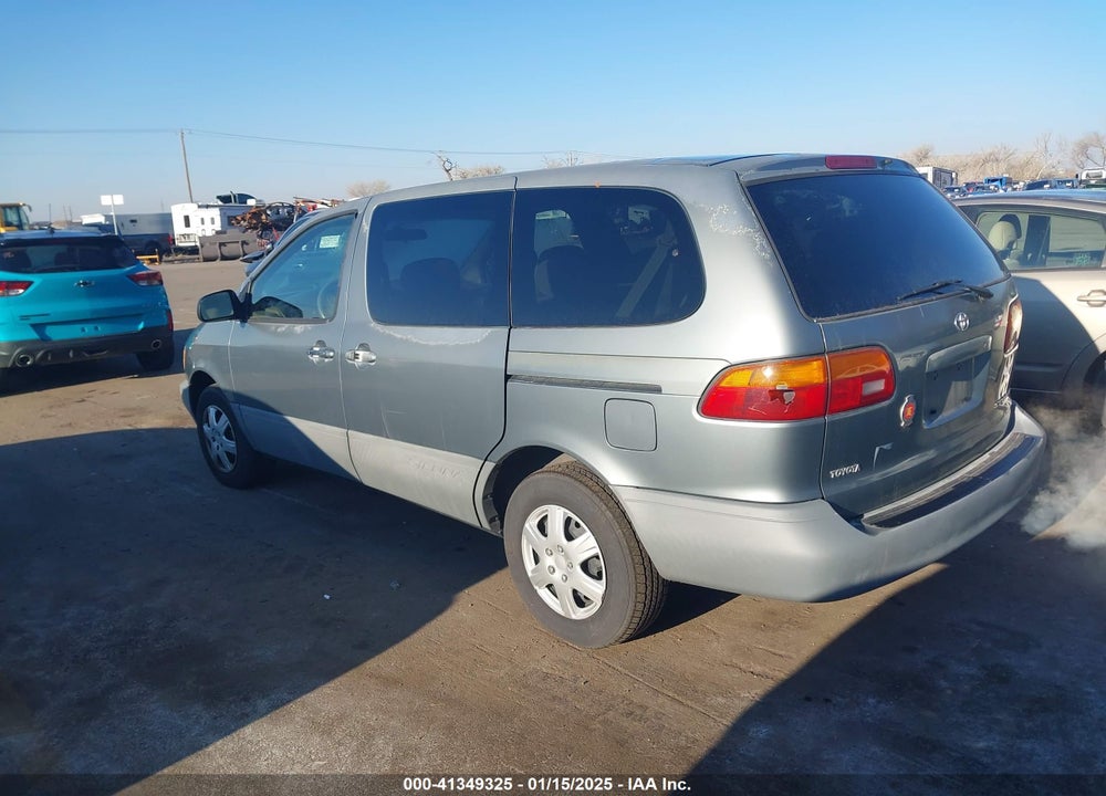 2000 TOYOTA SIENNA CE VIN: 4T3ZF19C7YU297719