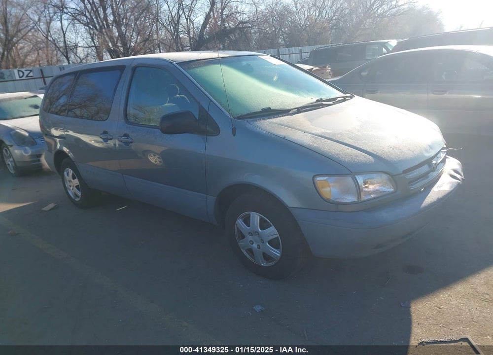 2000 TOYOTA SIENNA CE VIN: 4T3ZF19C7YU297719