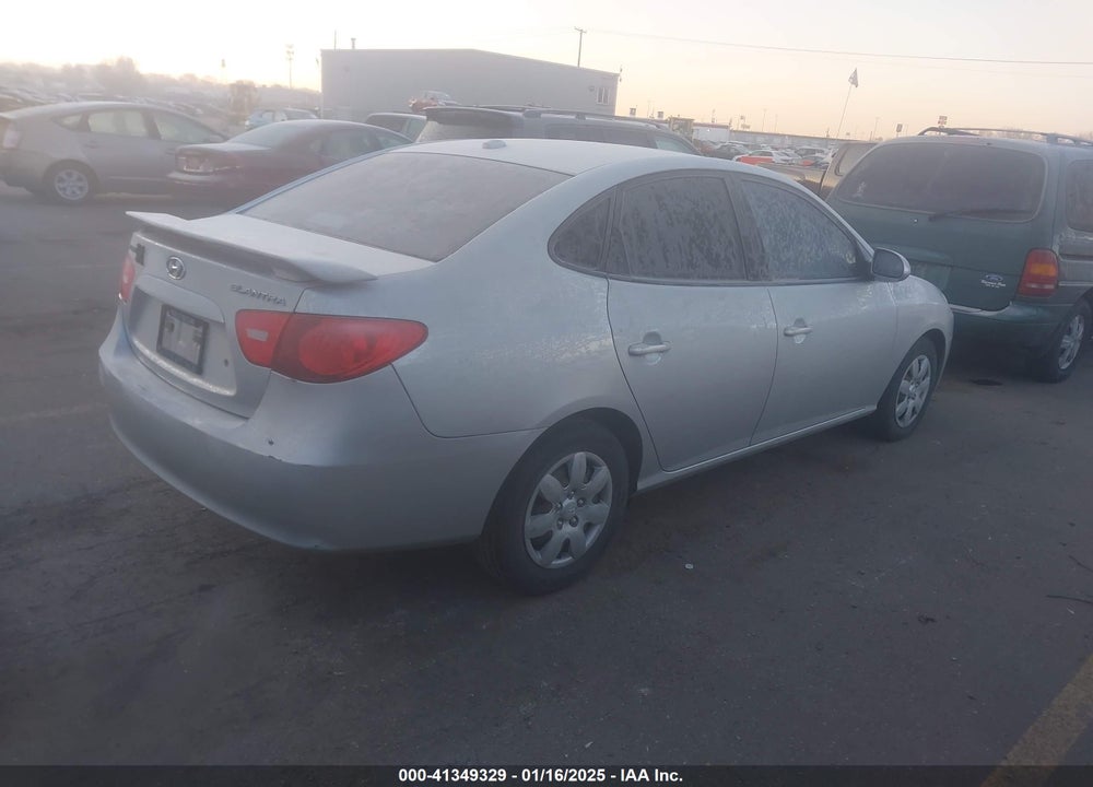 2008 HYUNDAI ELANTRA-4 CYL. VIN: KMHDU46D88U451510