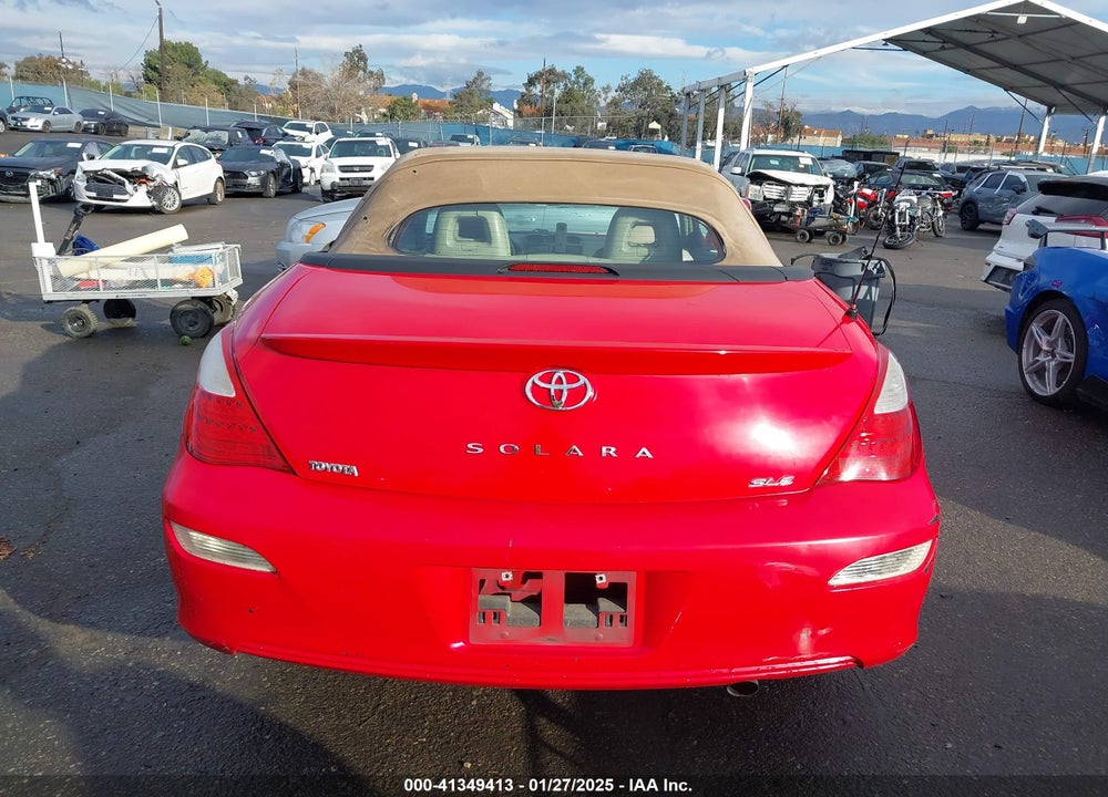 2008 TOYOTA CAMRY SOLARA VIN: 4T1FA38P18U160107