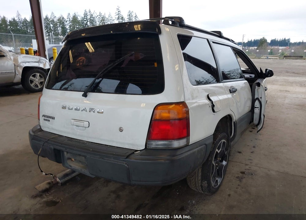 2000 SUBARU FORESTER VIN: JF1SF6351YH724395