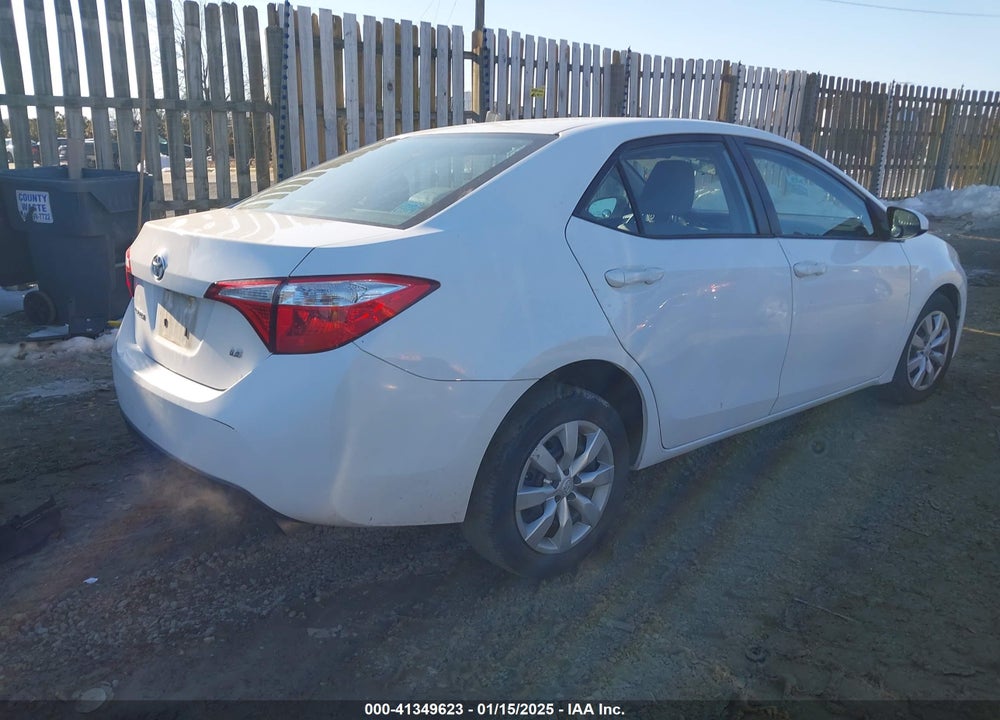 2016 TOYOTA COROLLA VIN: 2T1BURHE2GC628630