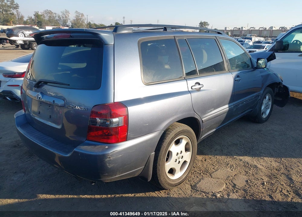 2007 TOYOTA HIGHLANDER LIMITED V6 VIN: JTEDP21A370128934