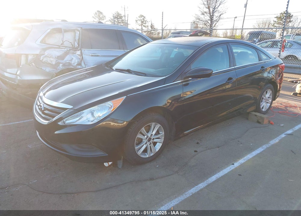 2014 HYUNDAI SONATA GLS VIN: 5NPEB4AC4EH869193